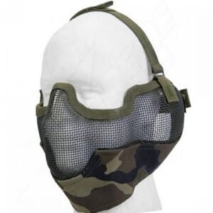 Mascara Media Cara Malla Woodland Camo Airsoft