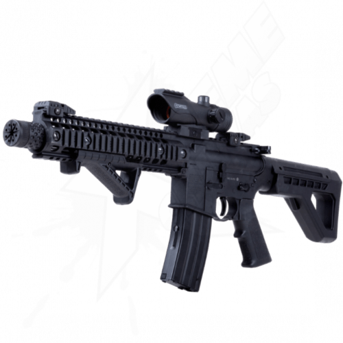 Rifle Crosman DPMS SBR Negro Fullauto Mira Red Dot Bbs .177 (4.5mm) - Image 4