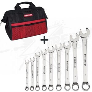 Pittsburgh Juego de Llaves SAE 9 Piezas + Bolsa de Herramientas Craftsman 13 Pulgadas