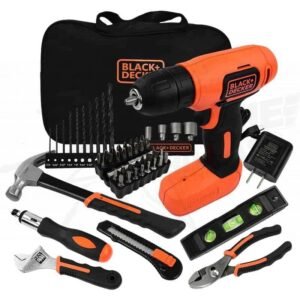 Taladro Atornillador Inalambrico 8v + 54 Accesorios