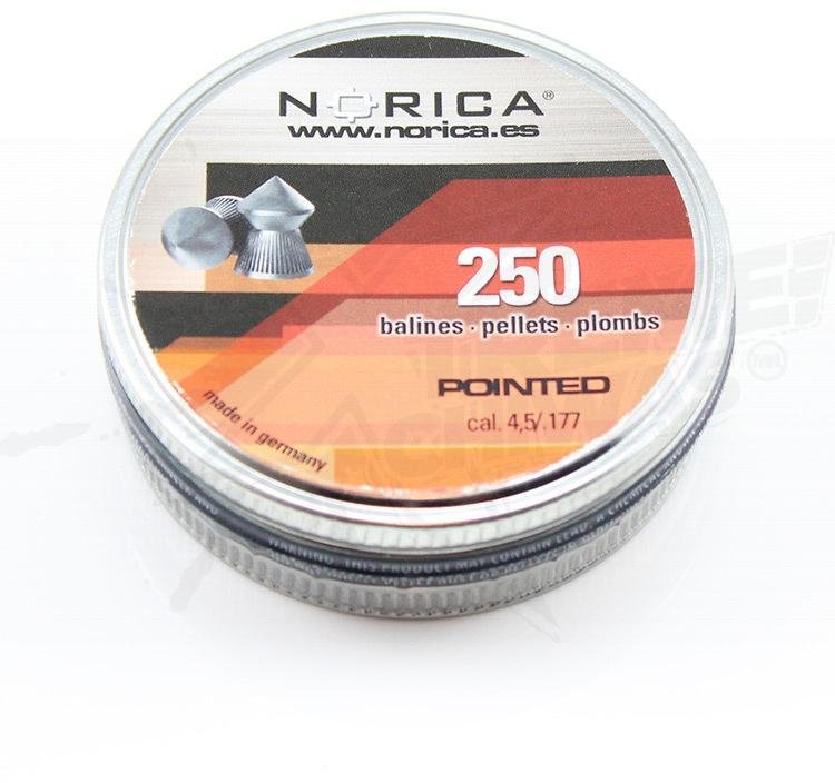Pellets Norica Pointed 250pz .177 (4.5mm)
