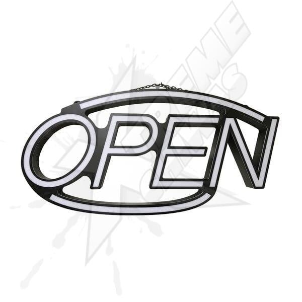 Letrero Iluminación Negocios OPEN Abierto LED - Image 4