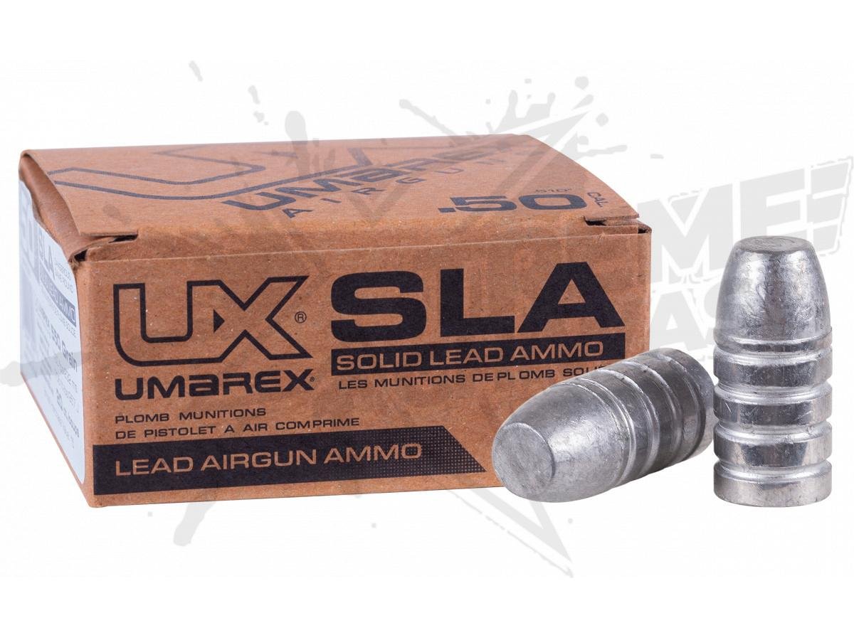 Municiones Diabolo Umarex Punta Plana SLA Cal.50 550gr 20 piezas