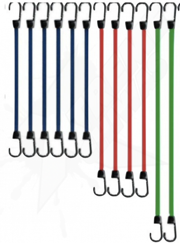 Sujetador de Cable Elastico Cincho 12Pz Olympia