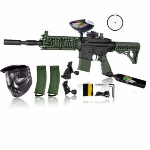 Paquete Marcadora Tippmann Tmc Magfed Olivo Tanque Co2 Careta Hopper