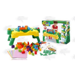 Juguete Mesa 2 En 1 Crayola Bloques Construir 40pz