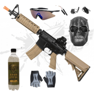 Paquete Rifle Colt M4 Full metal Airsoft Cqbr Aeg 6mm