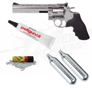 Revolver Dan Wesson 715 6In Niquel CO2 Bbs .177 (4.5mm)