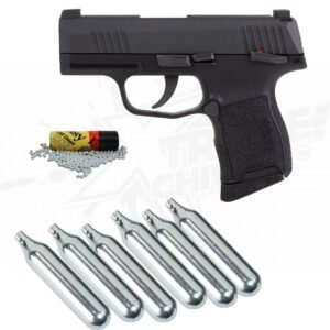 Paquete Pistola Sig Sauer P365 5 CO2 Bbs .177 (4.5mm)