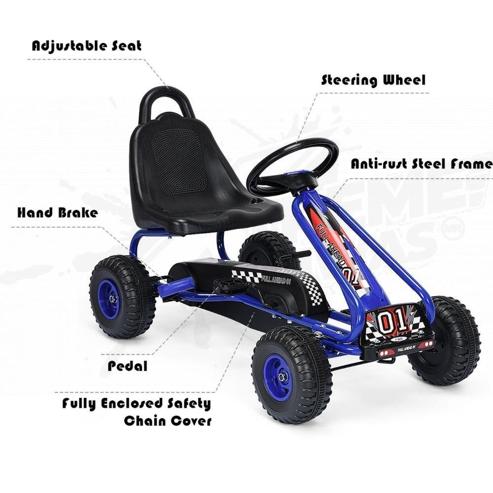 Juguete Carrito Go Kart Pedales Montable Para Niños - Image 4