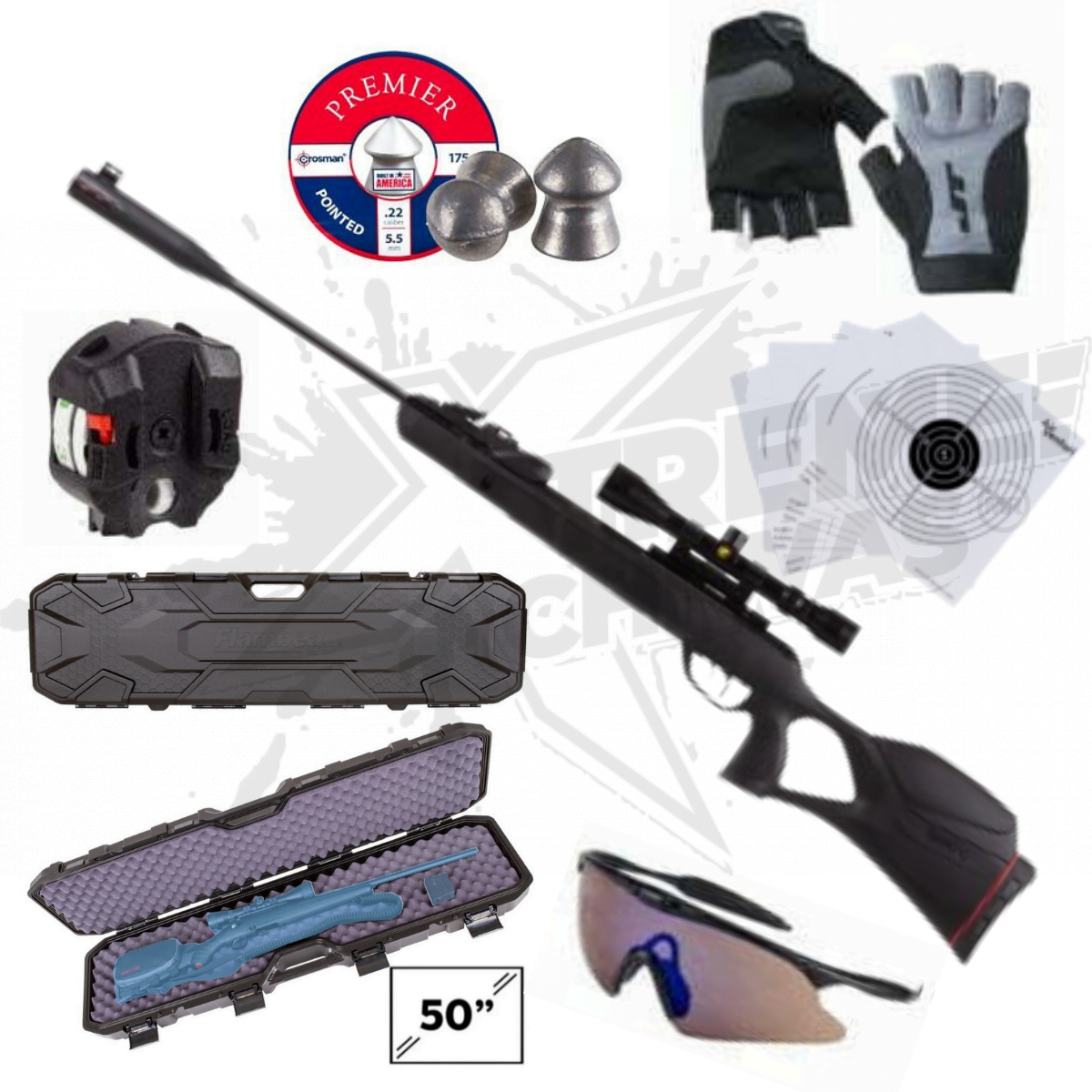 Rifle Gamo Swarm Magnum 10x Gen 3 Paquete .22 (5.5mm)