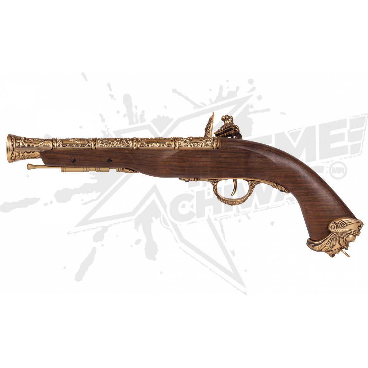 Pistola Pirata Flintlock Siglo XV Honor Fantastic Classic Gold CO2 .177 (4.5mm)