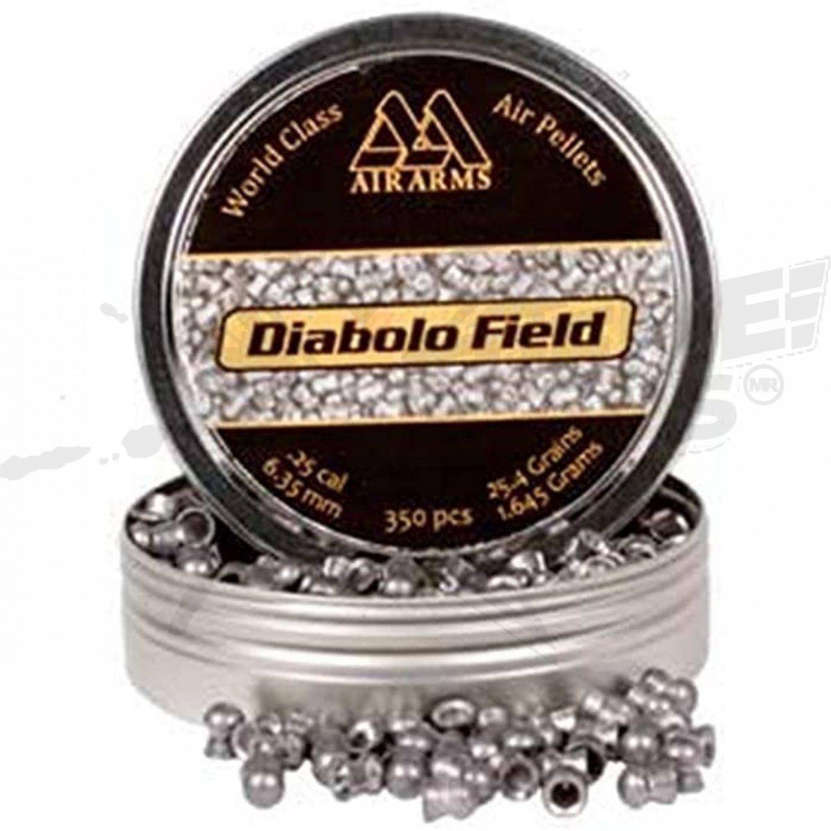 Municiones Pellets Punta Redonda Diabolo Field .25 (6.35mm)