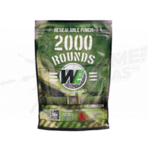 2000 Bbs Airsoft 6mm .36g Negro WE Precision series