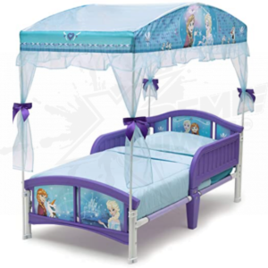 Cama Individual Frozen Con Dosel Para Niños