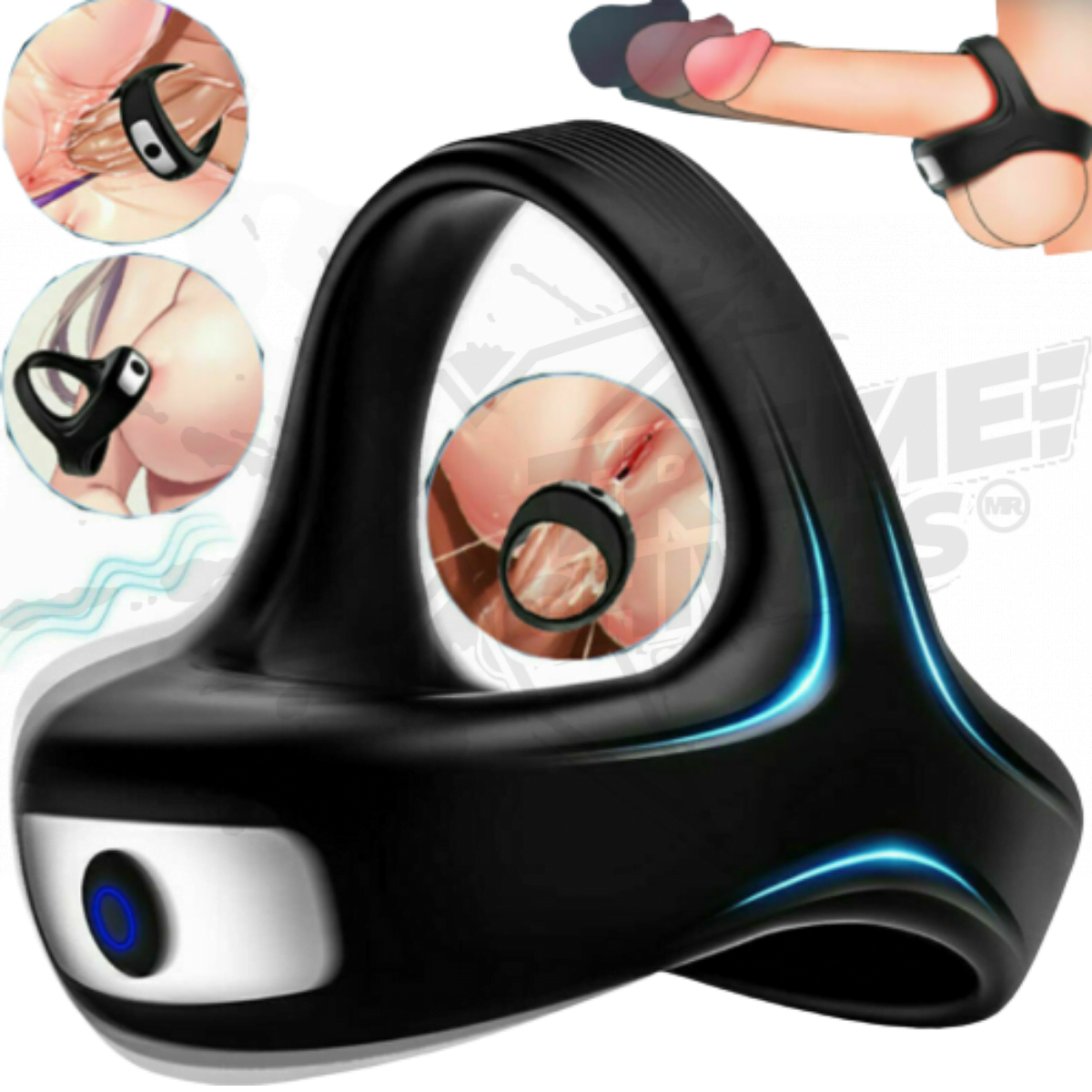 Juguete Sexual Anillo Vibrador Para Pene