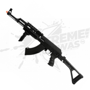 Rifle Airsoft AK47 Tactical Resorte con Laser Linterna 6mm