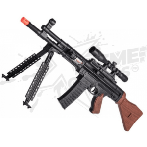 Rifle Airsoft P2303 Bipode Visor Laser Resorte Bbs 6mm