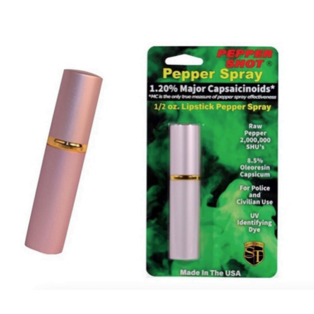 Gas Pimienta Labial Discreto Rosa Spray Defensa Personal