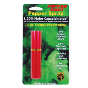 Gas Pimienta Defensa Personal Discreto Labial Rojo