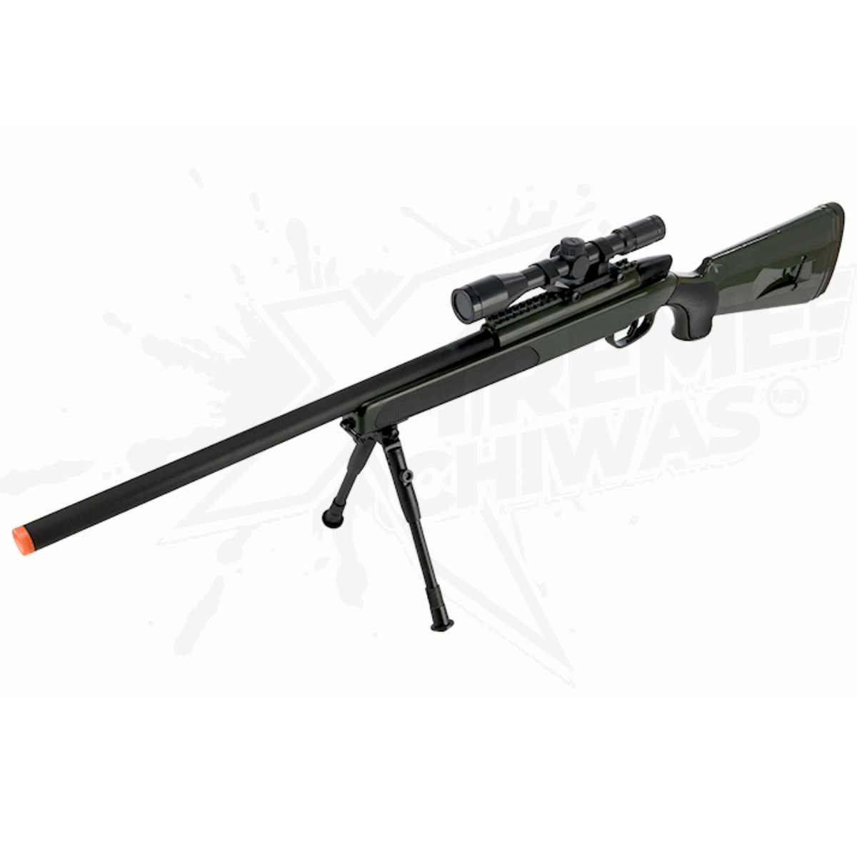 Rifle Airsoft ZM51 Bolt Action Mira Telescopica Resorte Bbs 6mm Verde Olivo - Image 3