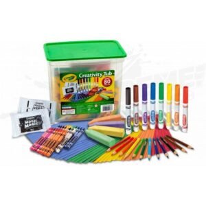Set De Crayola Creativity Tub 80 Piezas