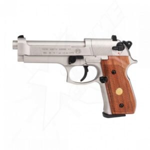 Pistola Beretta 92fs Nickel/Madera CO2 Pellet .177 (4.5mm)