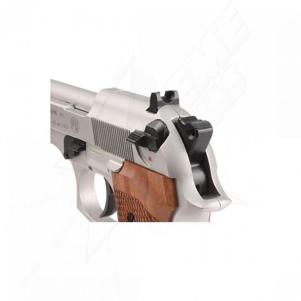 Pistola Beretta 92fs Nickel/Madera CO2 Pellet .177 (4.5mm) - Image 9