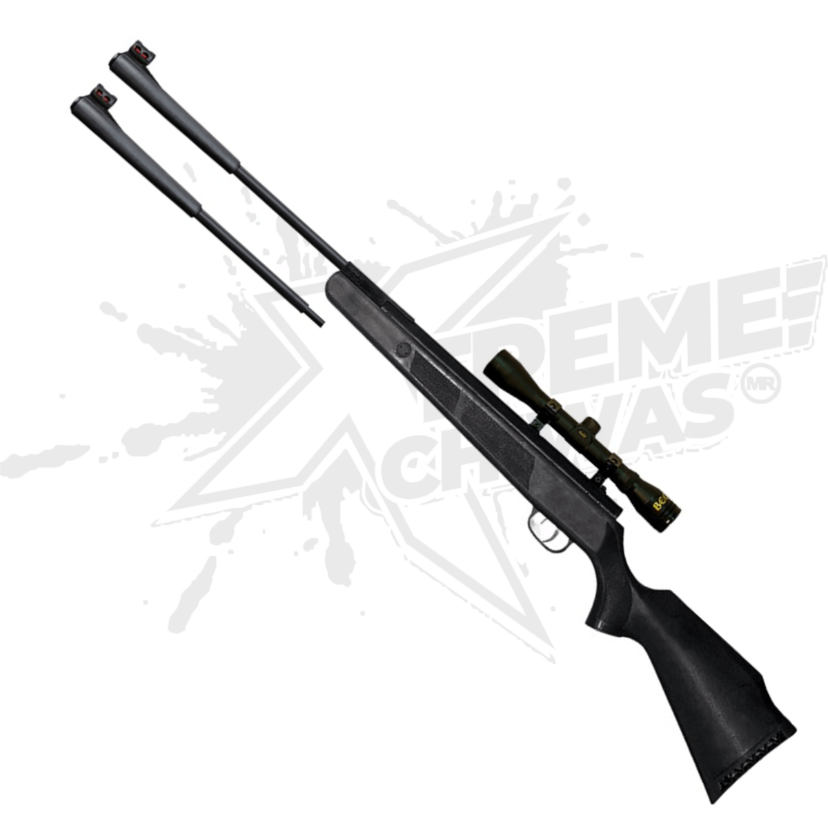 Rifle Beeman Black Kodiak Doble Break Barrel .177 (4.5mm) .22 (5.5mm)