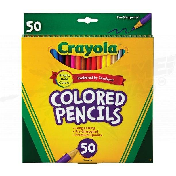 Colores Crayola Lapiz 50 Piezas