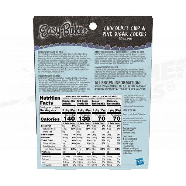 Easy Bake Microhornito Harina Para Galletas de Azúcar Rosa y Galletas con Chispas de Chocolate (90g) - Image 2