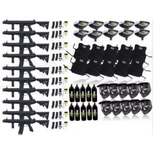Paquete 10 Marcadoras Tippmann Stormer Elite .68 Tanque Hopper Careta