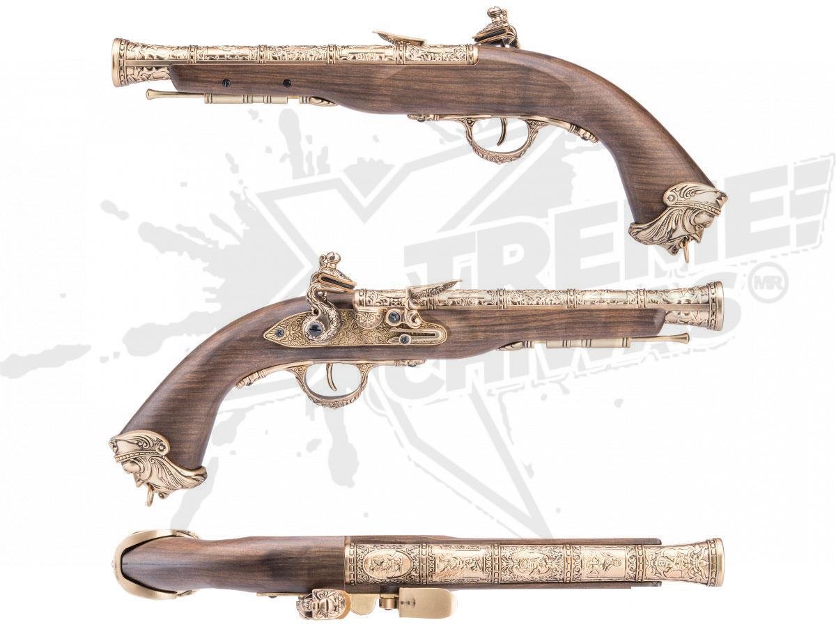 Pistola Pirata Flintlock Siglo XV Honor Fantastic Classic Gold CO2 .177 (4.5mm) - Image 2