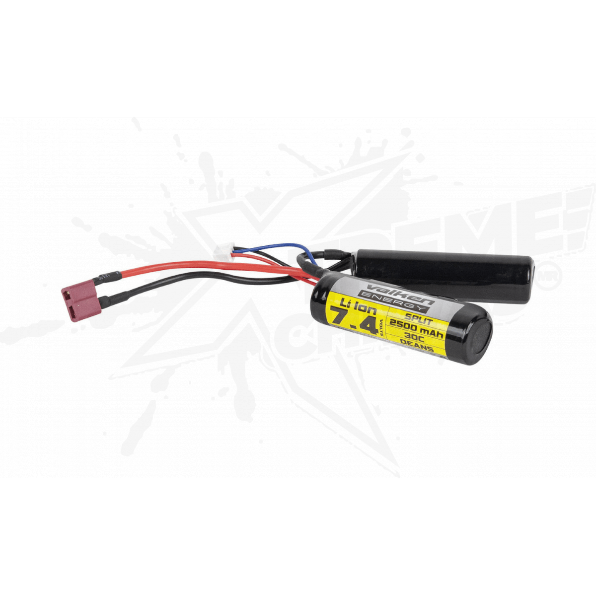Batería Valken Li-Ion 7.4V 2500mAh Split Para Airsoft