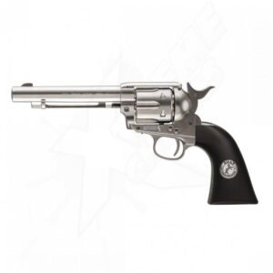 Revolver Colt Peacemaker Nickel Negro Pellets .177 (4.5mm)