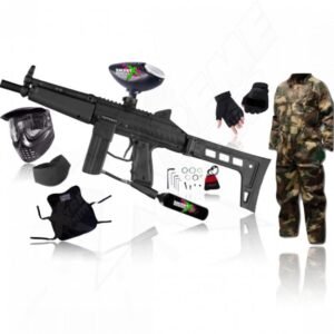 Tippmann Stryker Mp1 Electrónica Tanque  Hopper Careta Chaleco Guantes Cuellera Overol