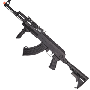 Rifle Airsoft Lancer Tactical Full Metal AK-47 AEG Bbs 6mm