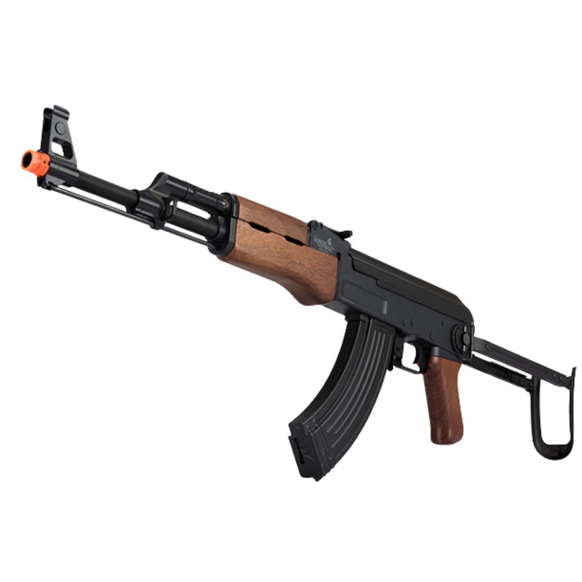 Rifle Airsoft Lancer Tactical AK47 AEG Negro/Madera Bbs 6mm - Image 3