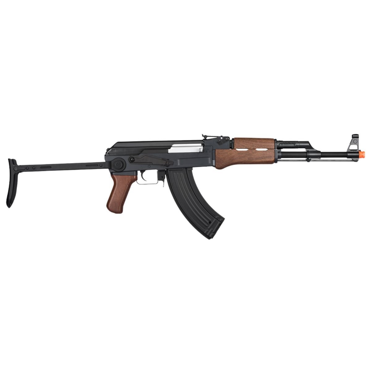 Rifle Airsoft Lancer Tactical AK47 AEG Negro/Madera Bbs 6mm - Image 2