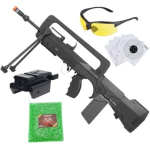 Cybergun Famas F1 Foreign Legion Airsoft AEG Rifle 6mm Negro Paquete