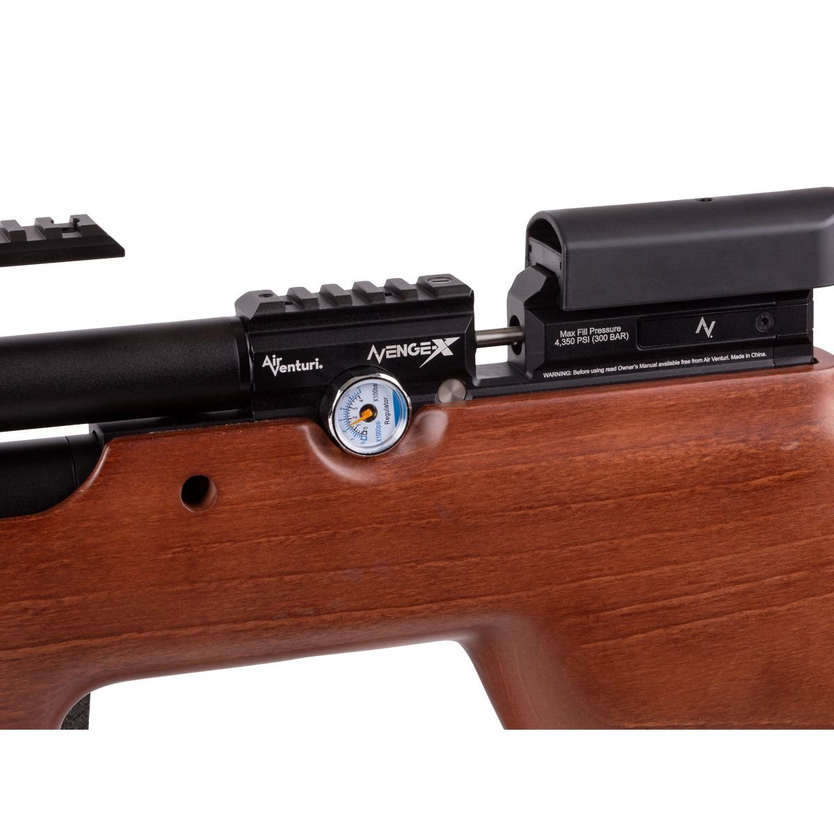 Rifle Airventuri Avenge-x Madera Bullpup 210cc Tubo 1160 ft/sec Pcp . 177 (4.5mm) - Image 2
