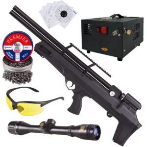 Rifle Avenger Bullpup PCP Aire .177 (4.5mm) PELLETS, MIRA, LENTES, COMPRESOR