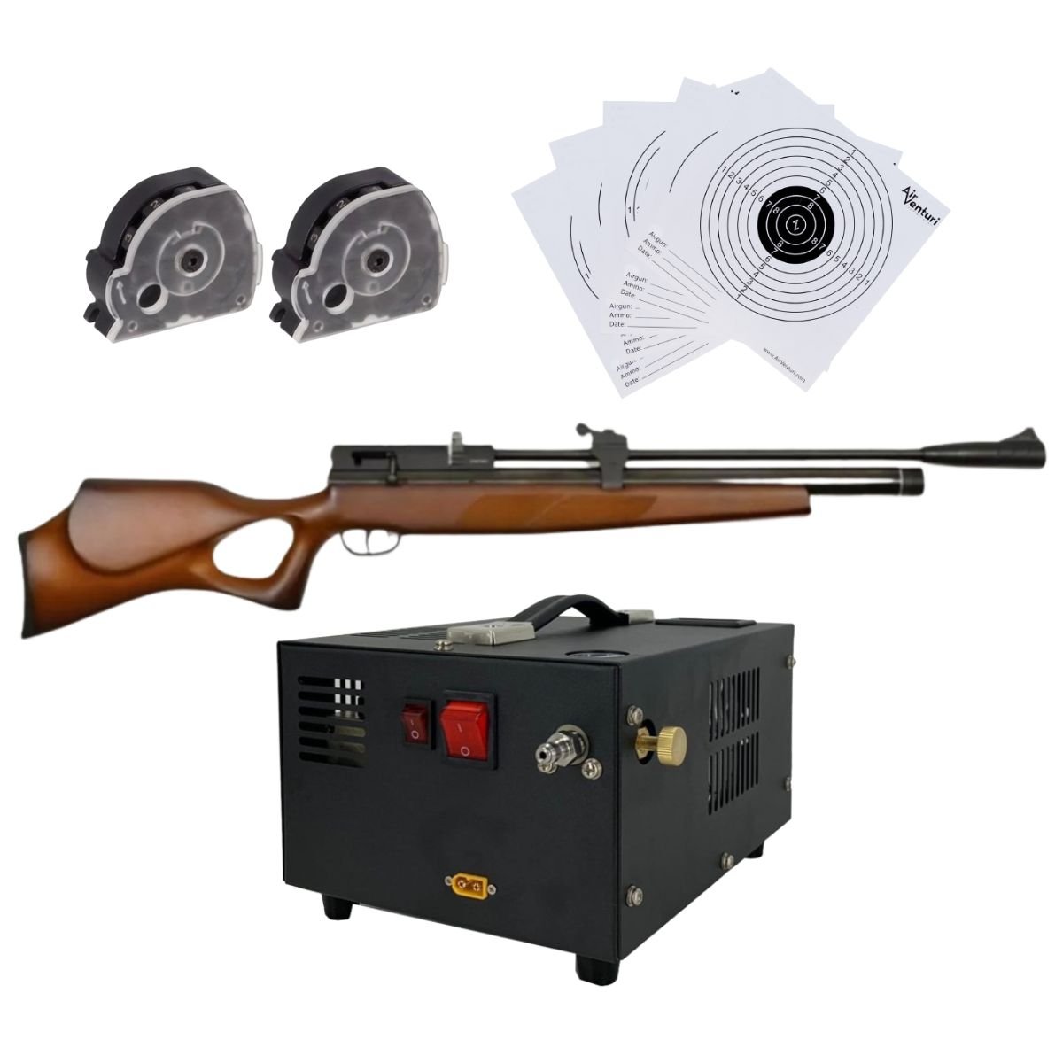 Rifle Aire PCP Beeman Commander .22 con Compresor - Image 2