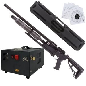 Rifle Air Venturi Avenge-X Tactical PCP .25 (6.35mm) BOTELLA 400cc Kit C/Compresor, estuche, targets.