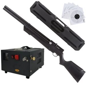 Rifle Avenger PCP Air Venturi Cal .25 Polímero Kit C/Compresor y Estuche