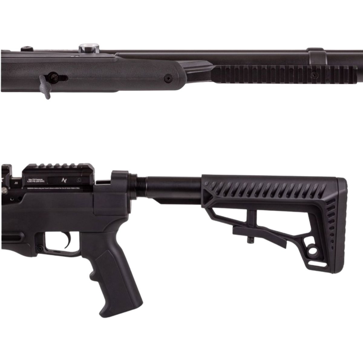 Rifle Air Venturi Avenge-X Tactical PCP .22 (5.5mm) BOTELLA 400cc Kit C/Compresor, pellets, targets. - Image 4