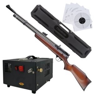 Rifle de Aire Beeman  Chief II 1328 .22 PCP Compresor, Estuche, Targets.