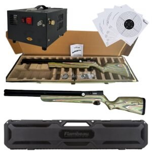 Rifle Pcp Avenger Camuflaje Edición Limitada Kit Estuche Y Compresor Calibre .25