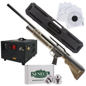 Rifle Umarex Hammer Cal .50 Pcp Aire Comprimido, Compresor, Pellets, Estuche, Targets.