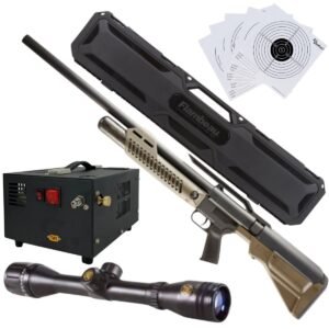 Rifle Umarex Hammer Cal .50 Pcp Aire Comprimido, Compresor, Estuche, Mira